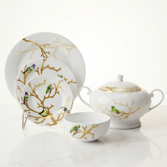 Service De Table 49 Pièces Oiseau