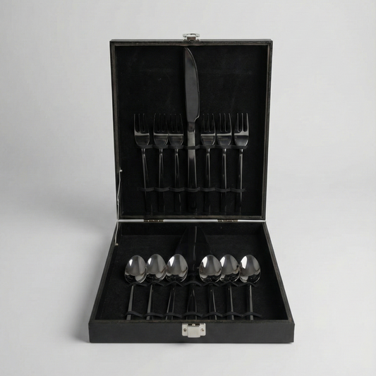 Ménagère À Gâteau 14 Pièces – Black