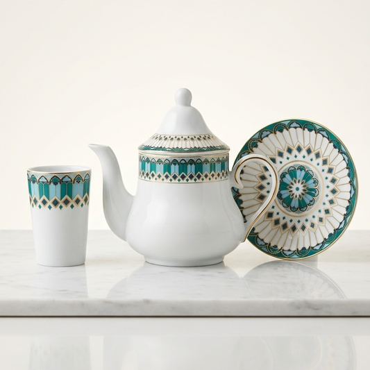 Ensemble Petit Déjeuner 13 Pièces – Collection Zellij