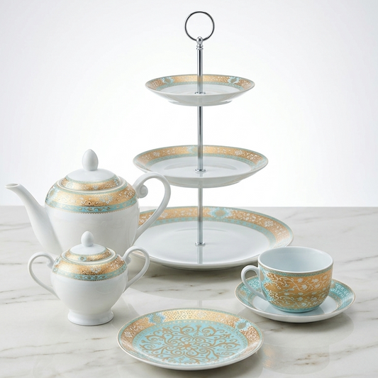 Service 23 Pièces - Collection Celeste doré