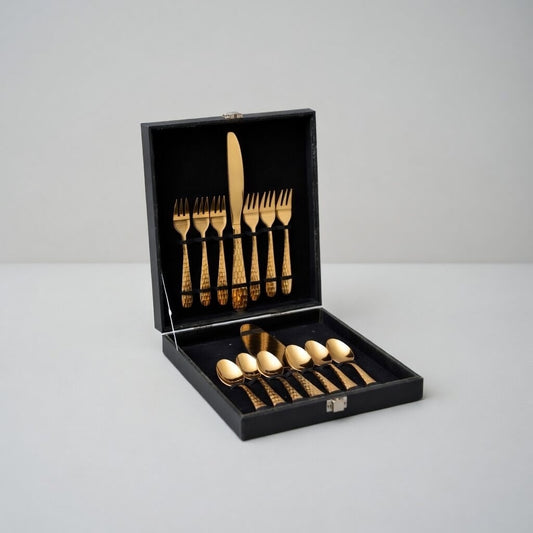 Ménagère À Gâteau 14 Pièces – Honey Gold