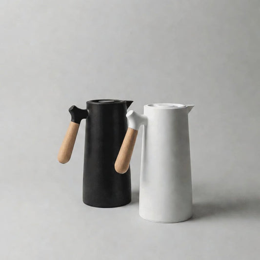 Duo Thermos White Black