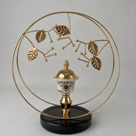 Encensoir Feuille dorée