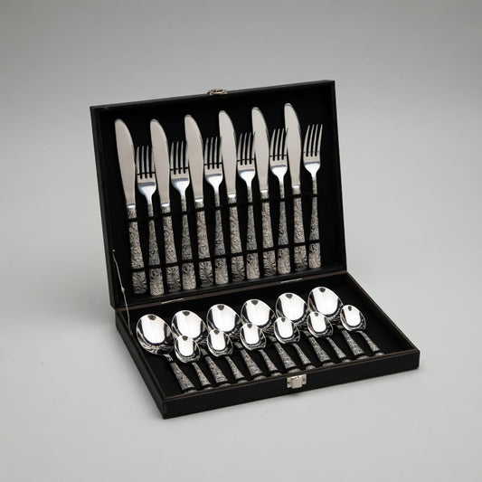 Ménagère 24 Pièces Santamarta Silver Pour 6 Personnes